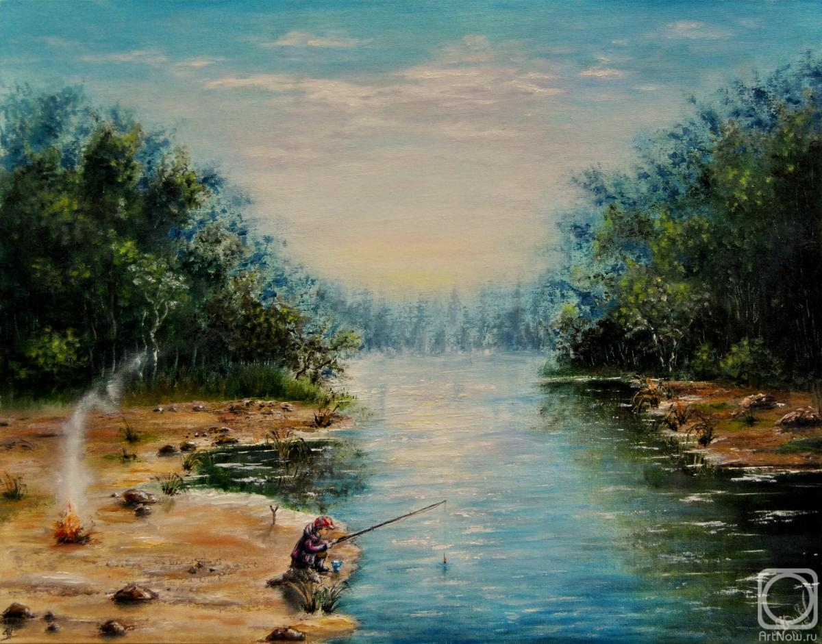 Kiverskaya Yana. Little fisherman
