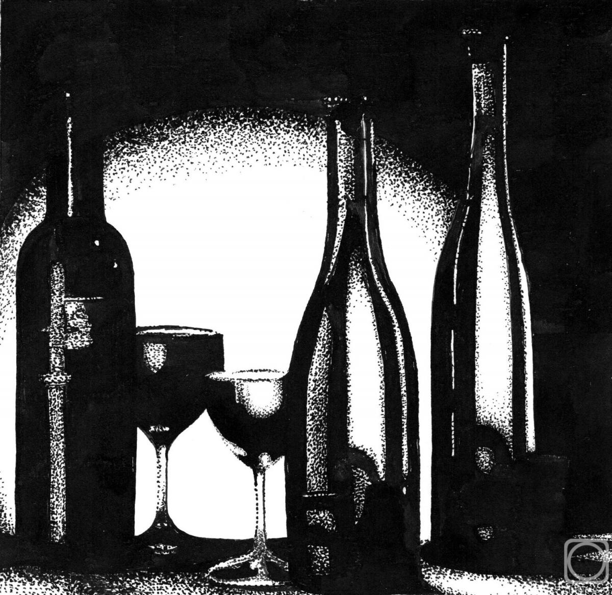 Abaimov Vladimir. Still-life with the Bottles