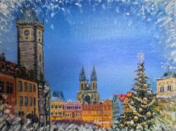 Christmas story. Prague
