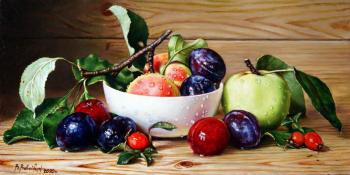 Apples and plums (Vaveikin). Vaveykin Viktor