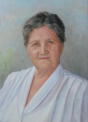 Portrait of elderly woman. Deynega Tatyana