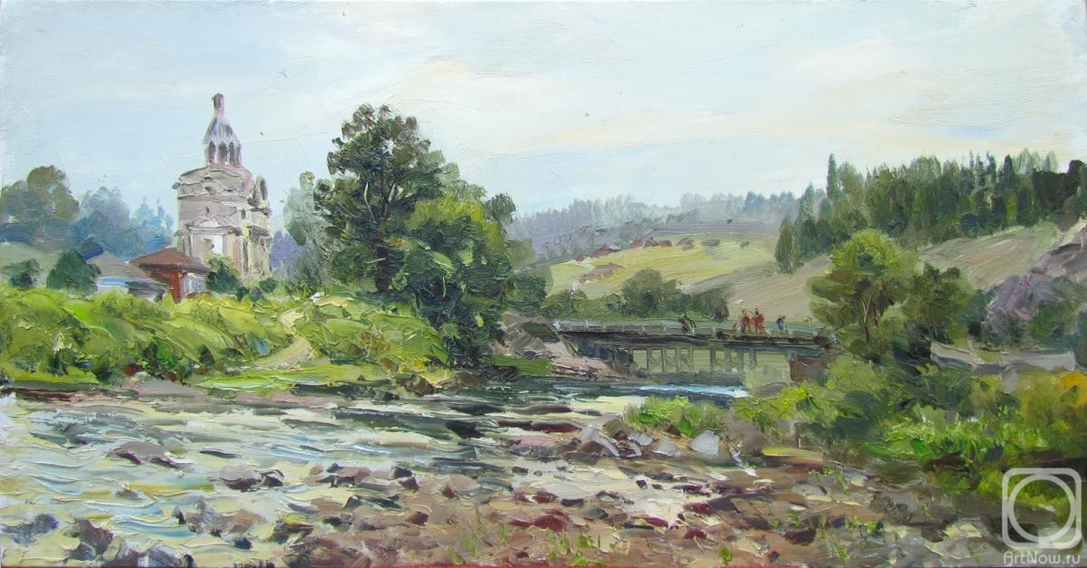 Krivenko Peter. Temple by the river Kyn