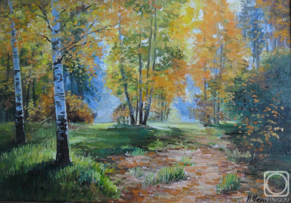 Chernyshev Andrei. Autumn forest glade
