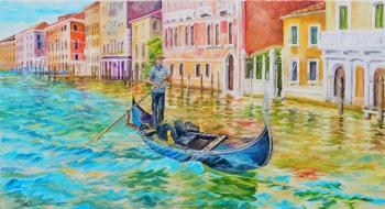 Venice. Gondolier