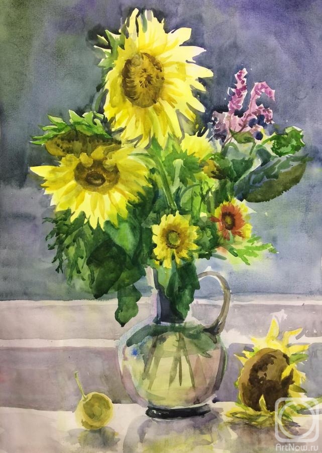 Tsebenko Natalia. Sunflowers