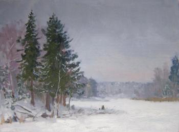 Winter fishing (etude). Chertov Sergey