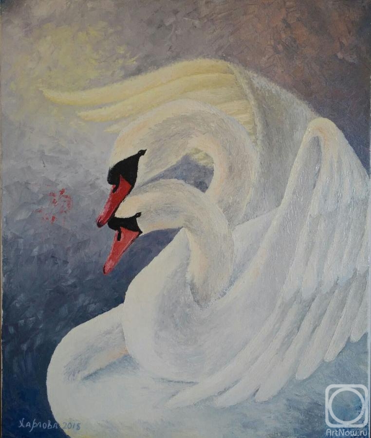 Harlova Tatyana. Swans