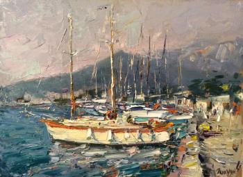 Yachts in Yalta. Poluyan Yelena
