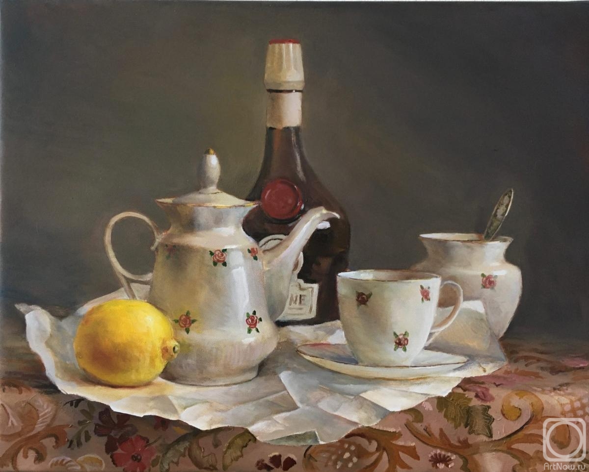 Sizonenko Oleg. Tea and liqueur