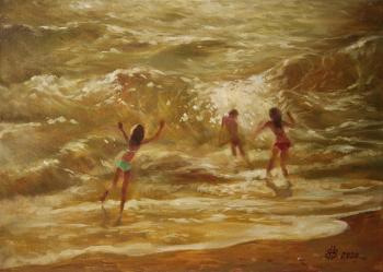 Vyrvich Valentin Nikolaevich. Playing in the Waves