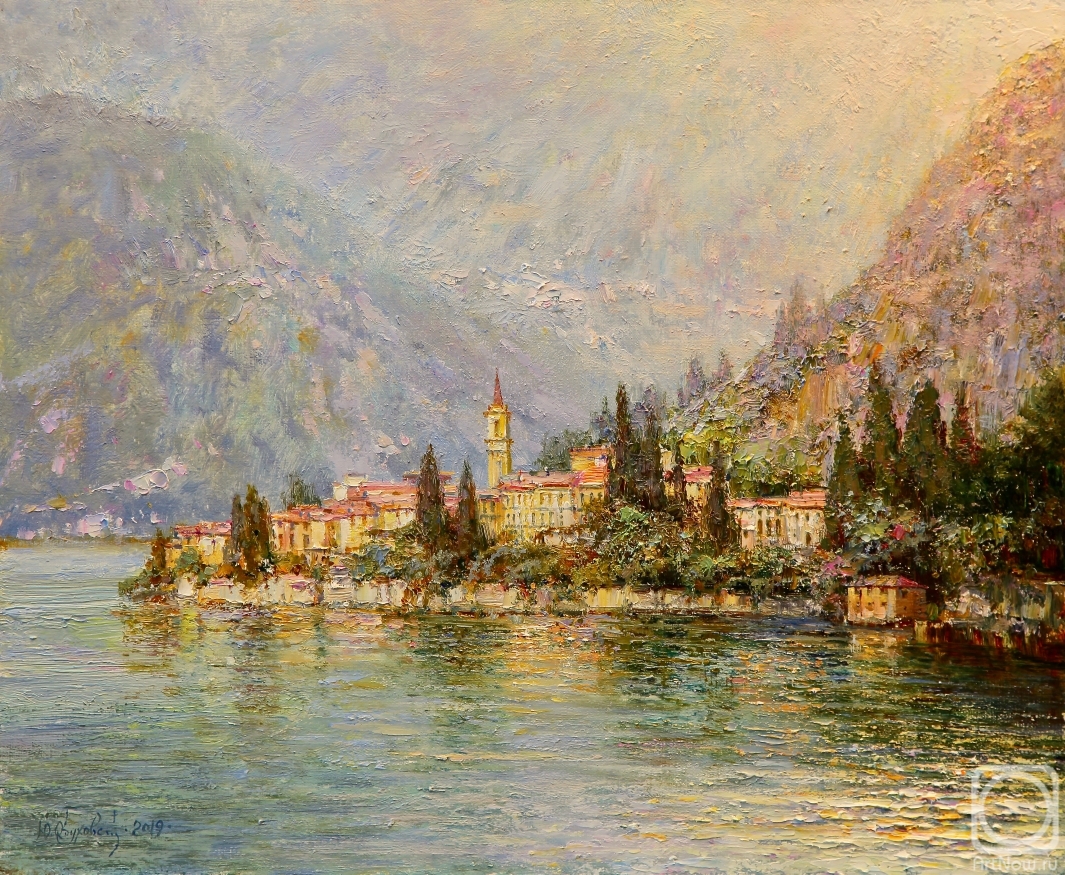 Obukhovskiy Yuriy. Lake Como. Dawn