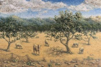 Sheep in Mallorca (Landscape With Sheep). Latysheva Maria