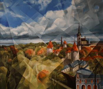 Vana Tallinn. Cubo-futurism (The Cubo-Futurism). Krotkov Vassily