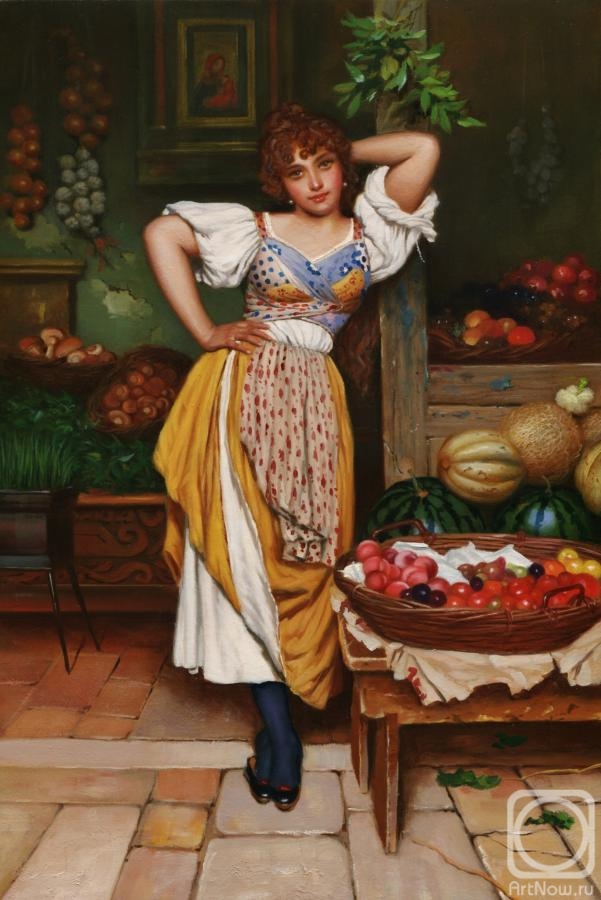 Kalina Oksana. Fruit saleswoman