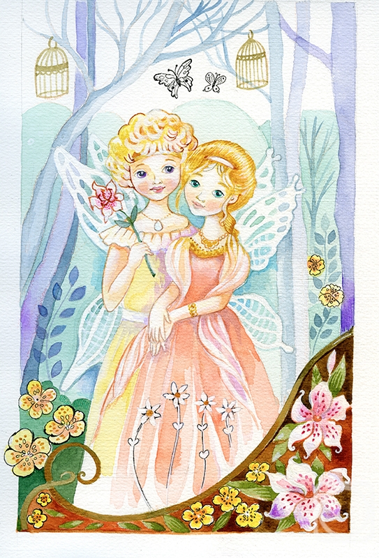 Beketova Olga. Two fairies