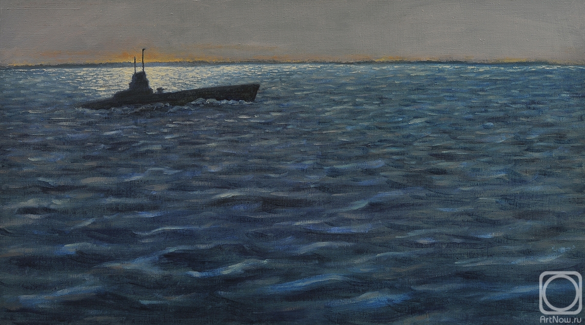 Monakhov Ruben. THE FLYING DUTCHMAN MUSEUM Submarine sunset