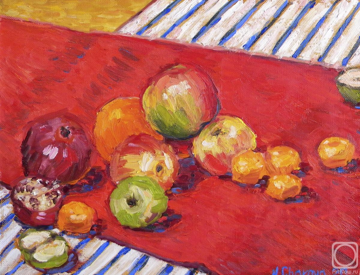 Charova Natali. Fruit on the red carpet