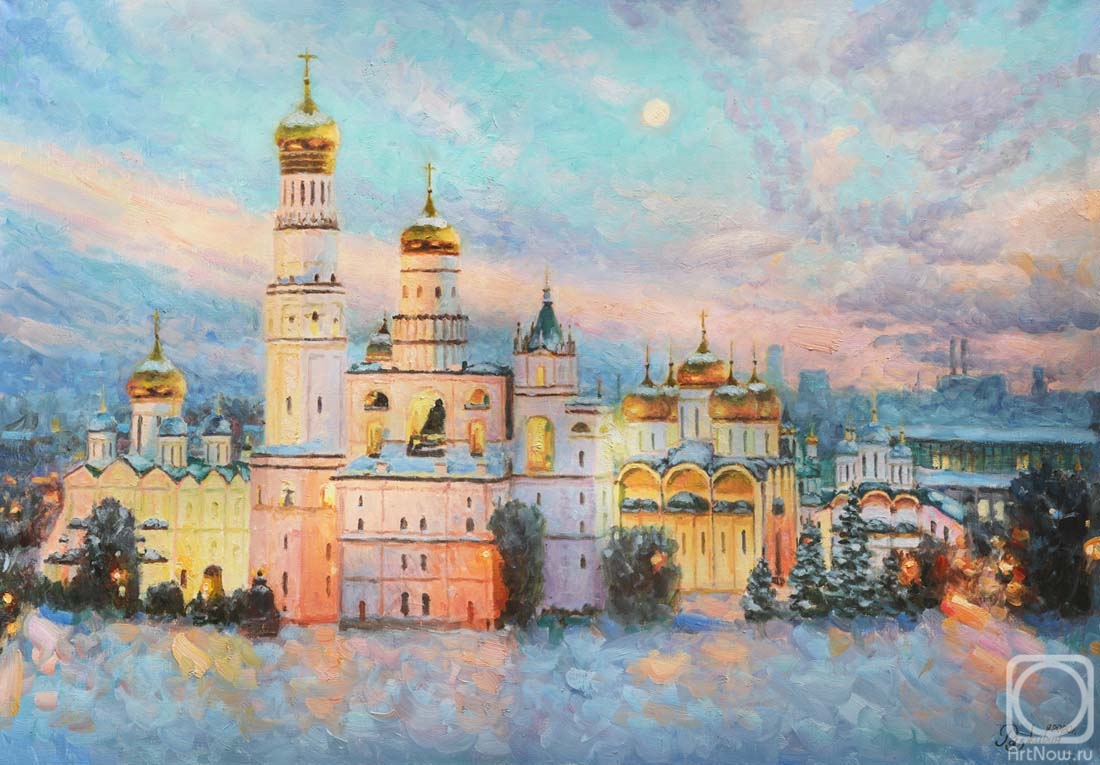 Razzhivin Igor. Frosty beauty of the Kremlin
