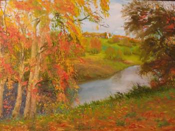 Autumn gave.. the Skhodnya river. Evseev Valery