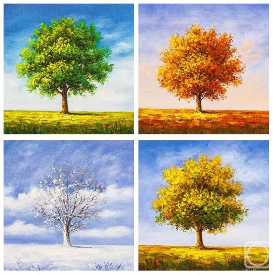 Kamskij Savelij. Seasons. Quadriptych