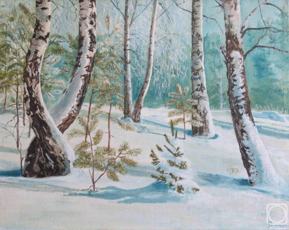 Tsygankov Alexander. Winter day in the forest