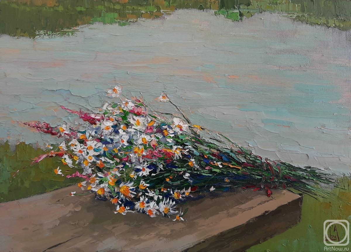 Golovchenko Alexey. A bouquet of daisies