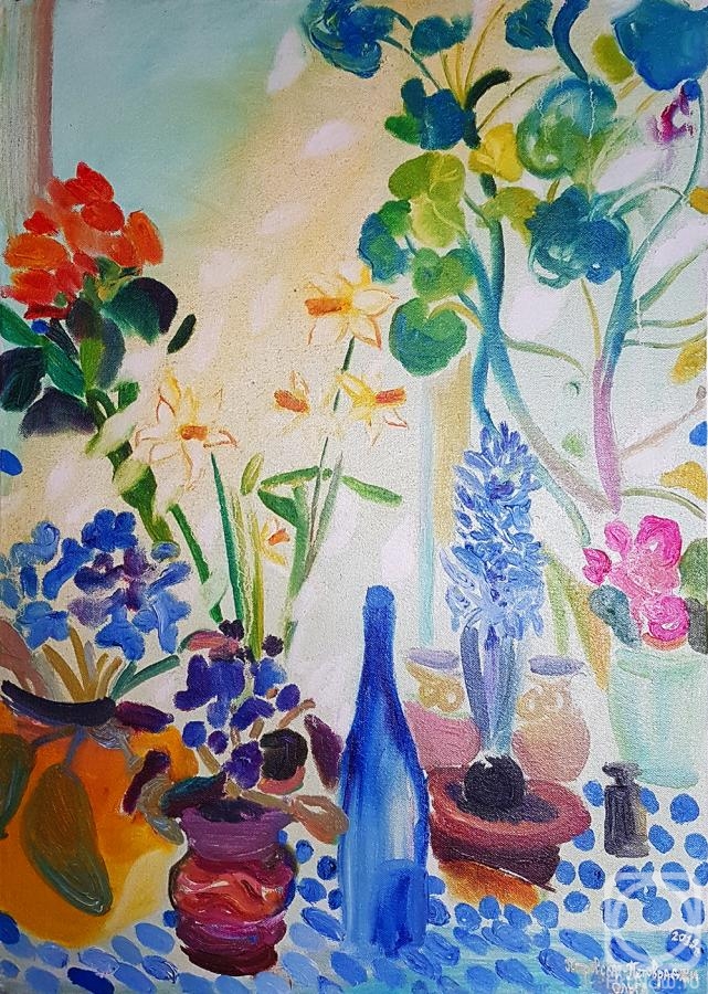 Petrovskaya-Petovraji Olga. Morning. Hyacinth inspiration