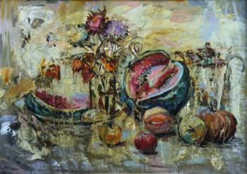 Still life with watermelon. Islamgareeva Leisan