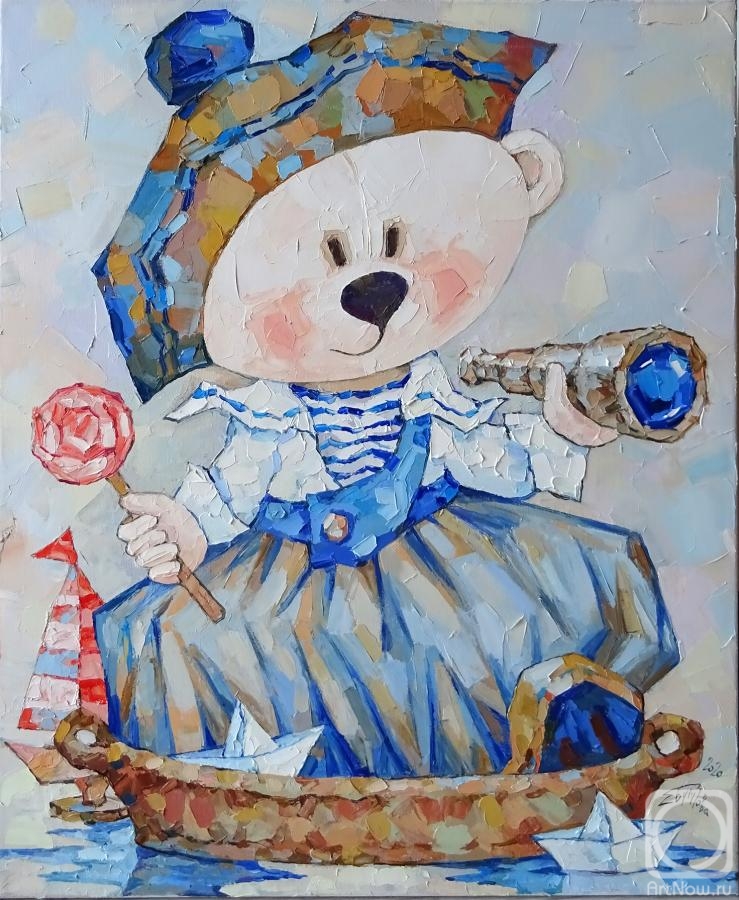 Butuzova Elena. Teddy Bear Sailor