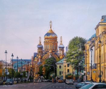 Glitter in the morning ... Walking around Vasilyevsky Island (Walking Around The City). Romm Alexandr