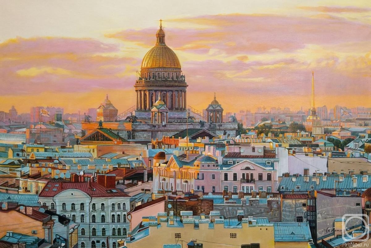 Romm Alexandr. St. Petersburg. Walks on the roofs