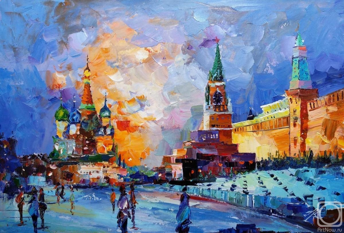 Rodries Jose. Moscow. Walking on Red Square