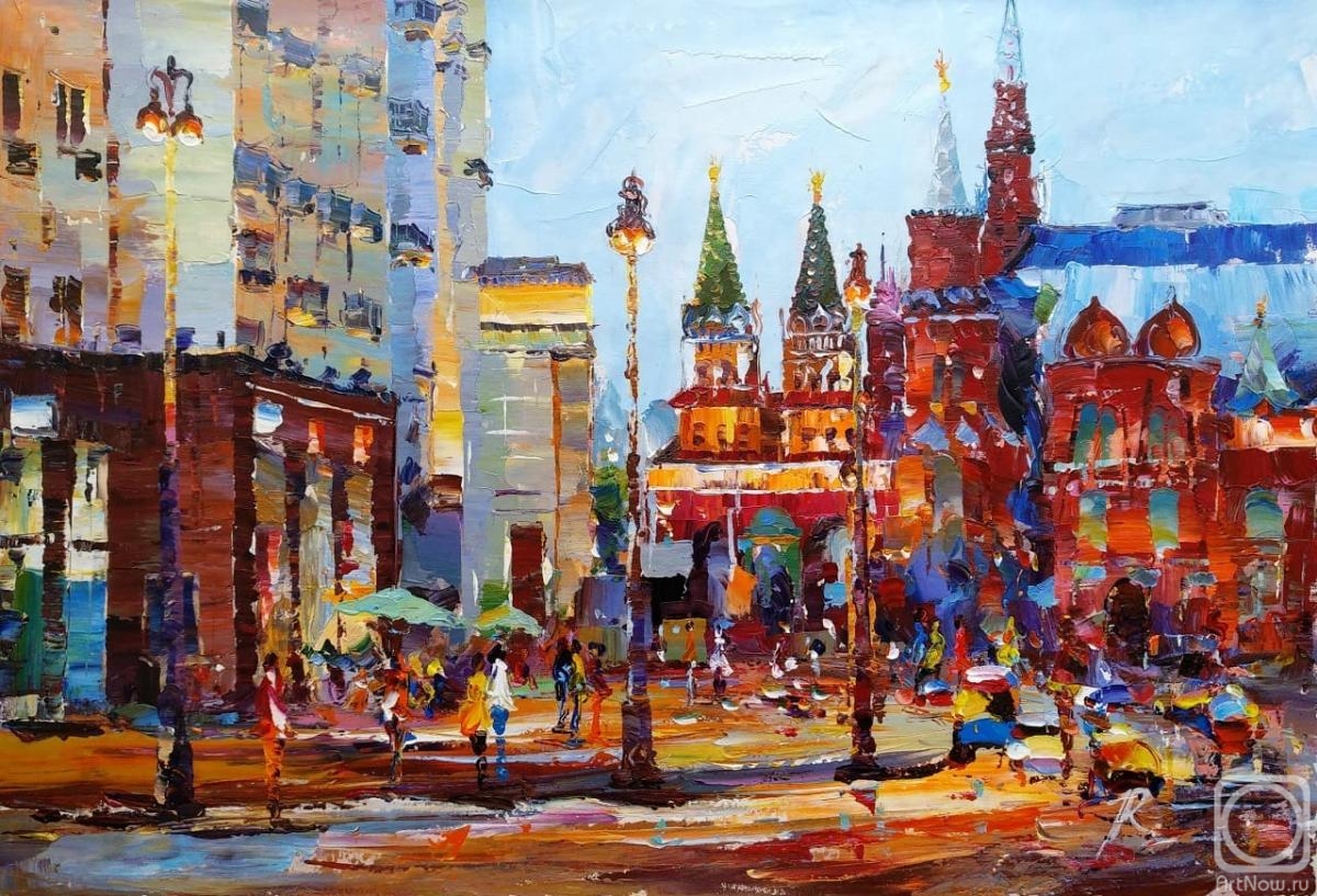 Rodries Jose. Walks in Moscow. Near the Historical Museum