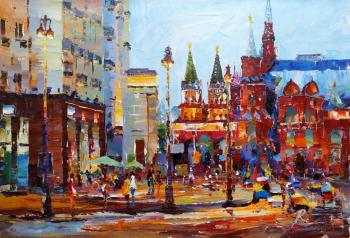 Walks in Moscow. Near the Historical Museum. Rodries Jose