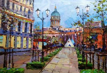 St. Petersburg. View of the Kazan Cathedral. Rodries Jose