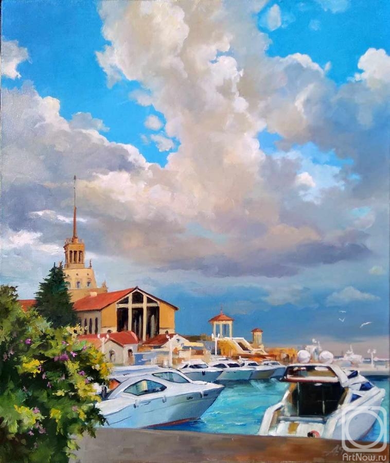 Fomin Andrey. Seaport. Clouds