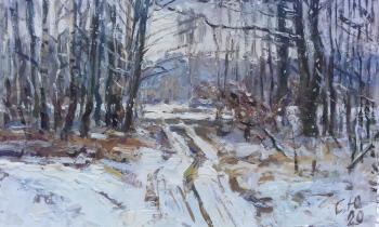 Картина «Первый снег в феврале»