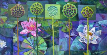 Five lotuses. Kravtsova Leila