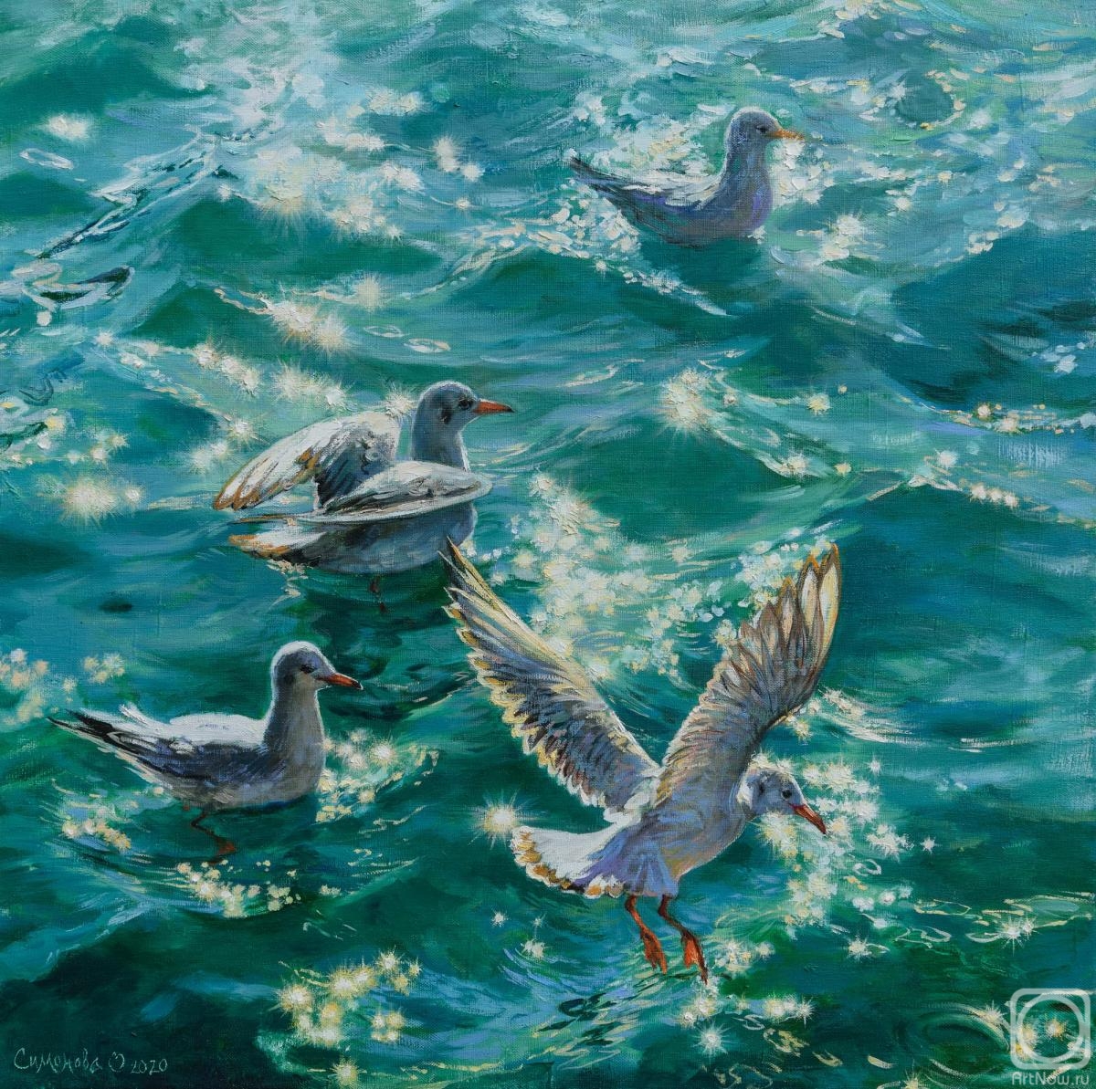 Simonova Olga. Seagulls