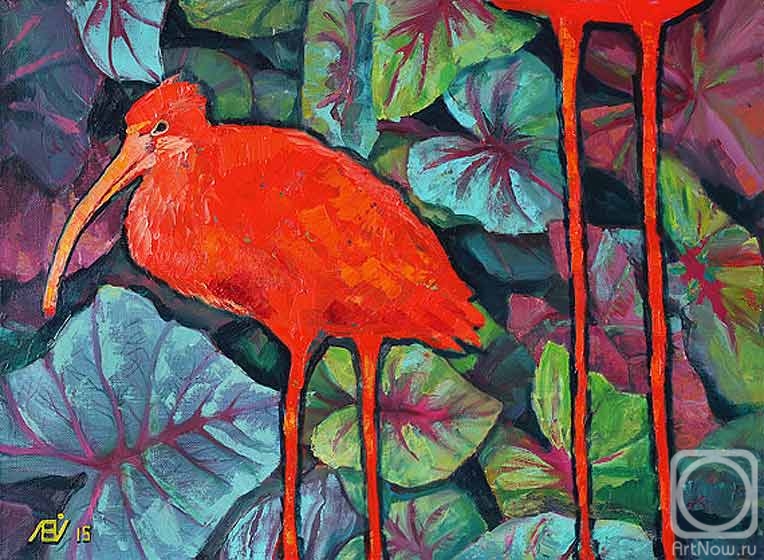 Kravtsova Leila. The red birds