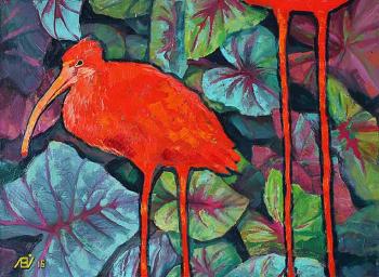 The red birds. Kravtsova Leila
