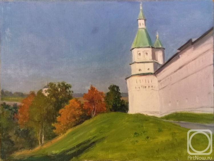 Shumakova Elena. At the walls of the monastery (study)