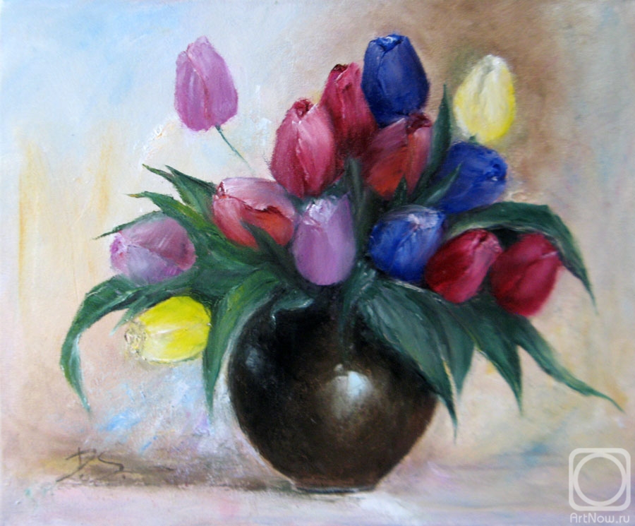 Sotnikova Diana. Bouquet of tulips