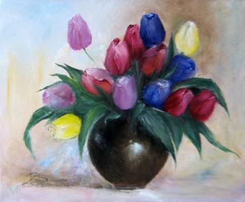Bouquet of tulips. Sotnikova Diana
