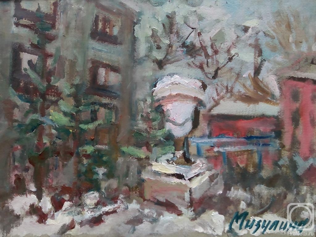 Mizulina Olga. White vase