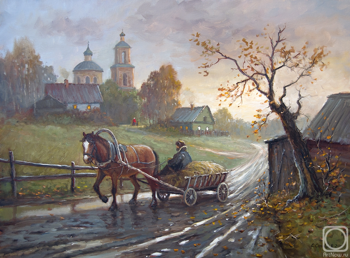 Solovyev Sergey. Autumn in the village