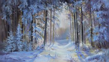 In the winter forest. Rogozina Svetlana