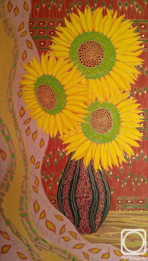 Popova Olga. Still life with sunflowers