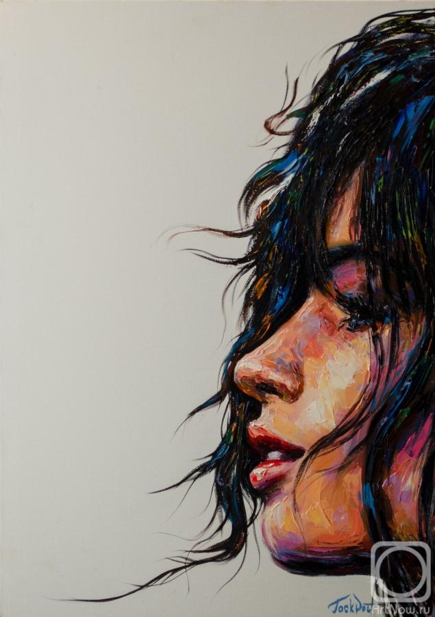 Potapkin Evgeny. Oil Portrait of Camila Cabello