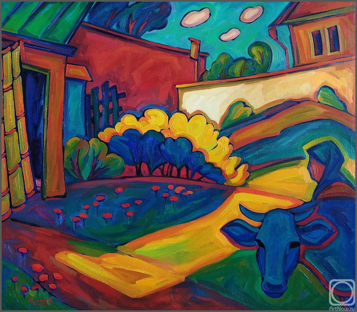 Ivanova Ekaterina. July" triptych " Russian summer